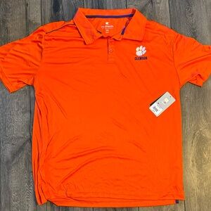 Men’s colosseum Clemson collared short sleeve shirt size XXL